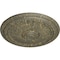 Ekena Millwork Brunswick Ceiling Medallion (Fits Canopies up to 4 1/2"), 27"OD x 2 1/2"P, Witch Hazel Crackle CM27BRWHC - alternate 2
